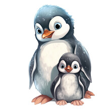 Watercolor Penguin Png Transparent Ai Generative