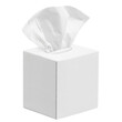 © Yeti Studio - White paper tissue box, cut out
