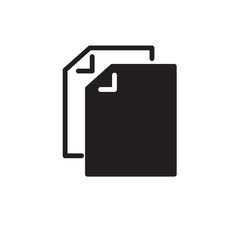 Fototapete - Copy File Document Icon