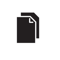 Fototapete - Copy File Document Icon