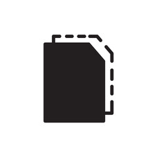 Fototapete - Copy File Document Icon