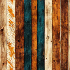 Poster - wood background or texture with planks pastel colored, generative ai