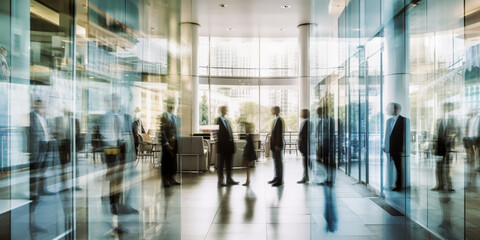 Wall Mural - fast paced and ever changing landscape of a dynamic business environment. the energy and vibrancy of