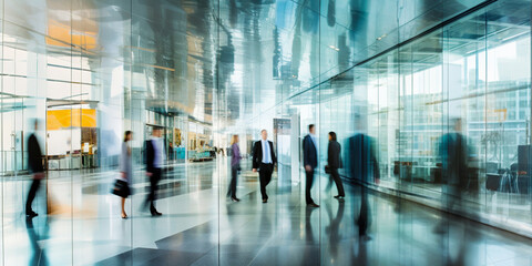 Wall Mural - fast paced and ever changing landscape of a dynamic business environment. the energy and vibrancy of