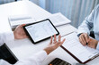 © Charlie's - Business People Meeting Design Ideas professional investor working new start up project. businessman and businesswoman working together meeting concept.