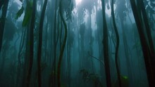 Dark Underwater Kingdom Enchanting Kelp Forest In Cape Town, South Africa