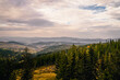 Fantastic Slovak Bachledova Dolina landscape with mountains,