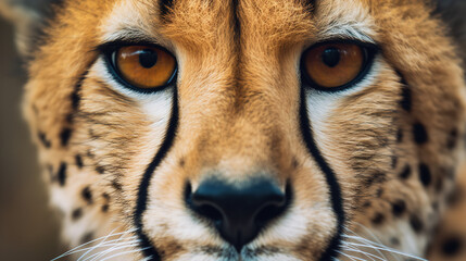 Canvas Print - close up of an Cheetah