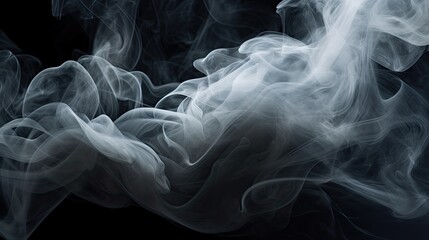 Poster - Smoke background with elements for banners,AI generated.