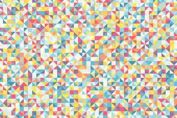 Poster - Minimalist empty colorful triangular universal background. Abstract elegant geometric seamless pattern for business, corporate, talks, invites and seminar presentation. Vector illustration