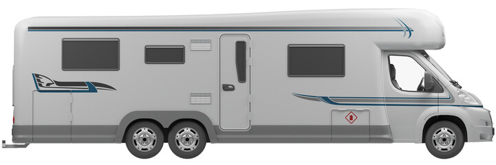 Wall Mural - Side view of motorhome