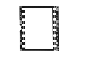 Canvas Print - film frame border strip analog png 35mm negative