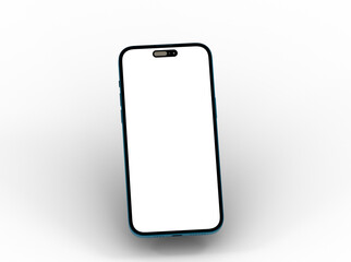 Aufkleber - Mockup - Smartphone frame less blank screen. Mockup generic device. 3d