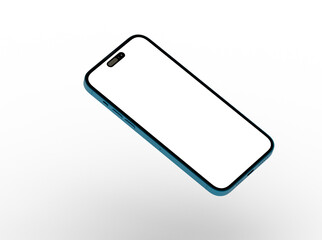 Poster - Mockup - Modern frameless smartphone Mock up