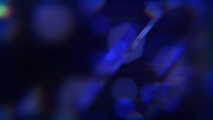 Poster - A shimmering black and blue soothing background. Refracted light.