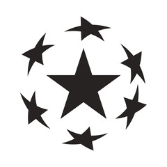 Wall Mural - star logo