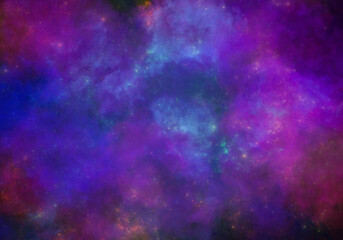 Wall Mural - abstract background in the form of many-colored clouds and is suitable for use in projects of imagin