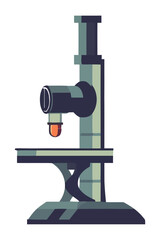 Sticker - microscope in laboratory