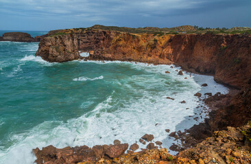 Wall Mural - Cliffs in the Algarve West Coast