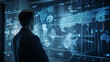 © HelgaQ - Microchip, electronic and digital access, user authentication system, technology and cybernetics, cybersecurity, information security, encryption, data protection, Generated AI.