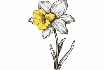 Wall Mural - Amazing and attractive image of daffodil AI-Generated