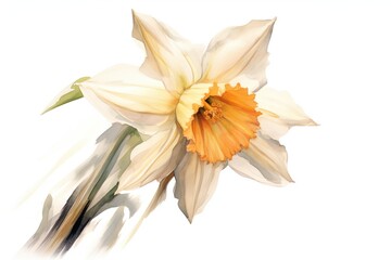 Wall Mural - Amazing and attractive image of daffodil AI-Generated