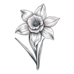 Wall Mural - Amazing and attractive image of daffodil AI-Generated