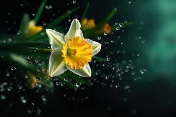 Wall Mural - Amazing and attractive image of daffodil AI-Generated