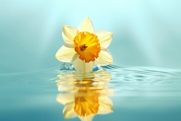 Wall Mural - Amazing and attractive image of daffodil AI-Generated