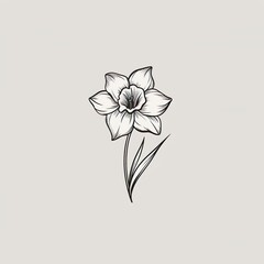 Wall Mural - Amazing and attractive image of daffodil AI-Generated