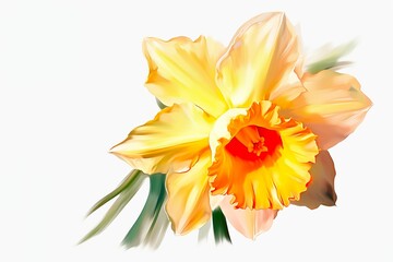 Wall Mural - Amazing and attractive image of daffodil AI-Generated