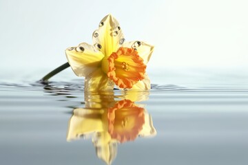 Wall Mural - Amazing and attractive image of daffodil AI-Generated