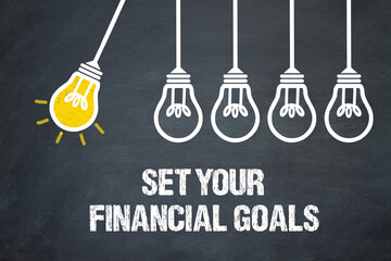 Wall Mural - Set Your Financial Goals	