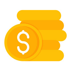 Poster - coins icon