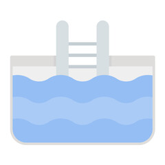 Wall Mural - Swimming Pool Icon