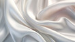 © Farnaces - Gradient white silk fabric background. Generative AI