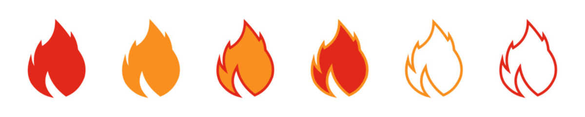 fire burn icon vector design illustration