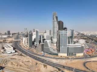 Wall Mural - KAFD King Abdullah Financial District in Riyadh city