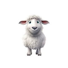 3D Realistic Cute Sheep