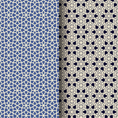 Naklejka na meble Seamless Flat arabic Ornamental geometric pattern background