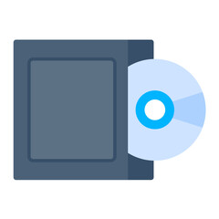 Canvas Print - Compact Disk Icon