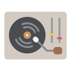 Canvas Print - Turntable Icon