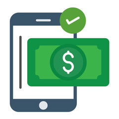 Poster - Online Cash Payment Icon