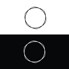 Circle vector logo template design