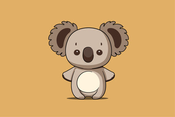 Sticker - Cute Koala Bear with out line