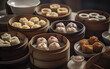Chinese dim sum created with Generative AI technology
