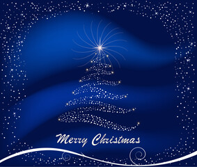 Poster - Christmas abstract Background - vector