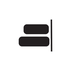 Poster - Align Right Design Icon