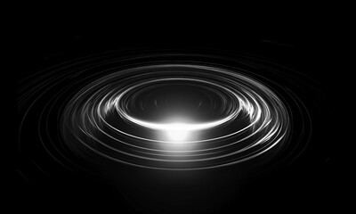 Wall Mural - glow swirl light effect. circular lens flare. abstract rotational lines on transparent background