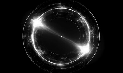Wall Mural - glow swirl light effect. circular lens flare. abstract rotational lines on transparent background